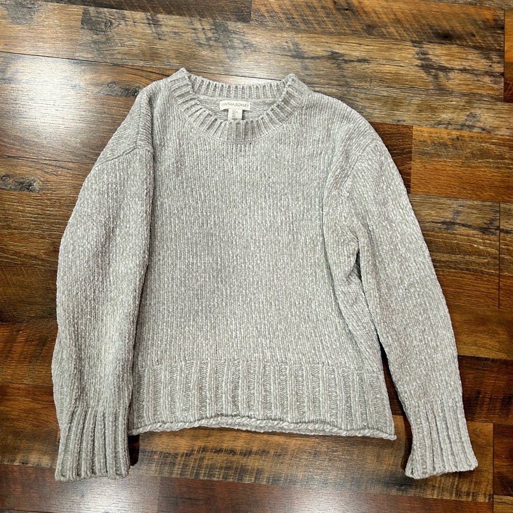 Gray Chenille Sweater